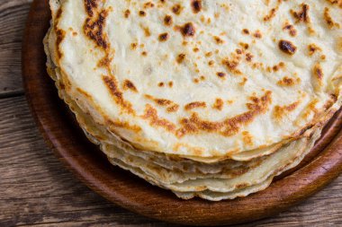 Maya krep yığını.