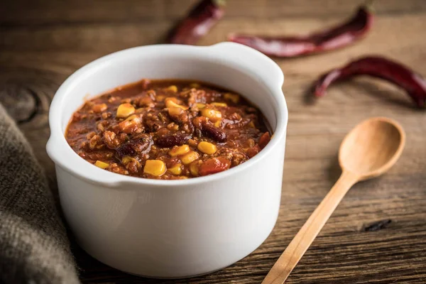 Mexikanische Chili con Carne. — Stockfoto