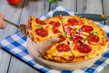 Lezzetli Pizza Pepperoni.