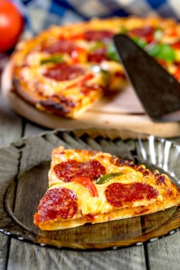 Lezzetli Pizza Pepperoni.