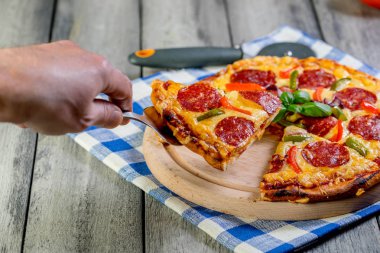 Lezzetli Pizza Pepperoni.