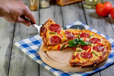 Lezzetli Pizza Pepperoni.