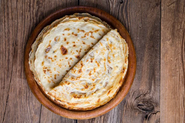 Maya krep yığını.