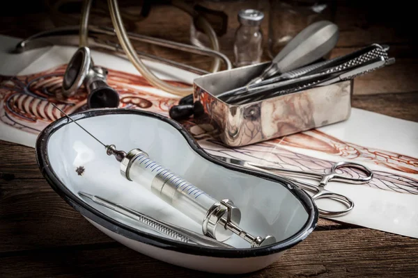 Old medical instruments. — Stock Photo, Image