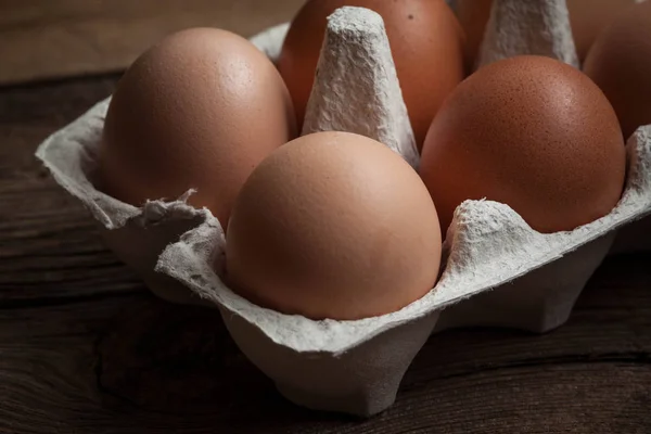 Fresh farm eggs. — Stock Photo, Image