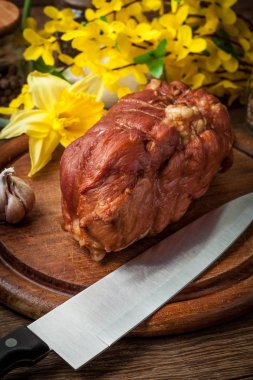 Lezzetli füme jambon.