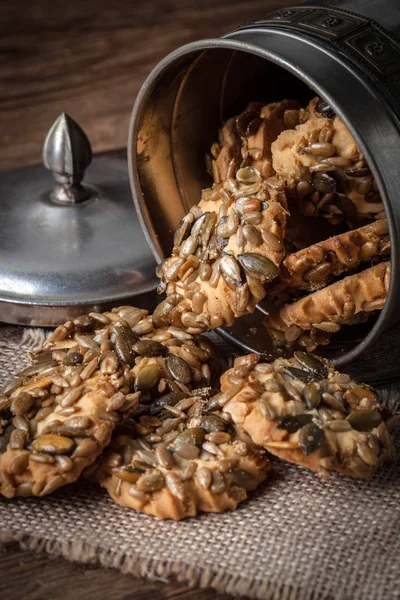 Biscuits aux graines de citrouille . — Photo