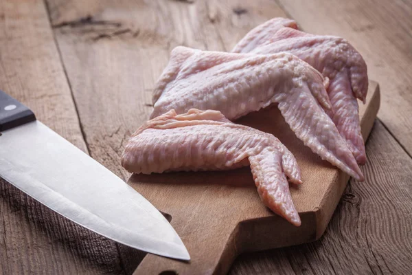 Fresh chicken wings. — Stock Photo, Image