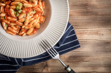 Cavatelli taze domates soslu makarna.