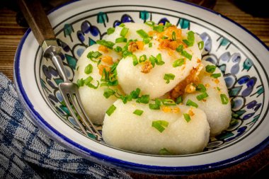 Patates köfte kıyma ile doldurulmuş