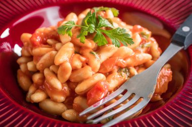 Cavatelli taze domates soslu makarna.