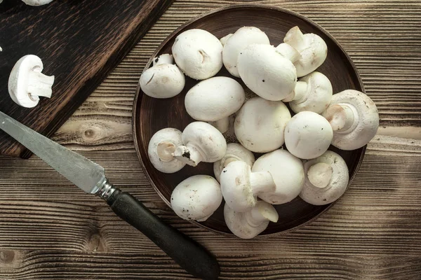 Čerstvé syrové houby. — Stock fotografie