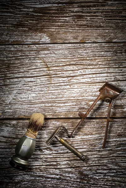 Vintage barber shop tools. — Stock Photo, Image