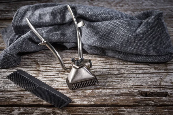 Vintage afeitado y herramientas de corte de cabello . — Foto de Stock