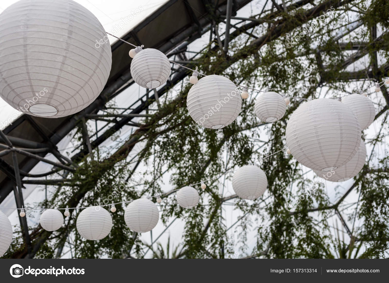 modern paper lanterns
