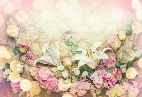 Festliche Blumenkomposition — Stockfoto