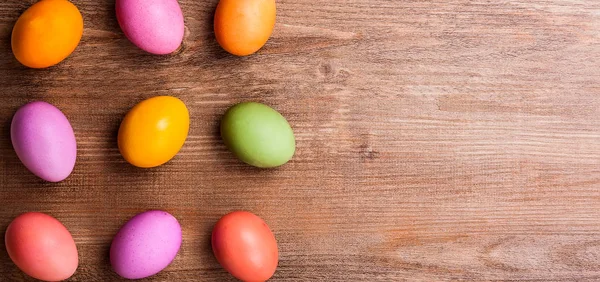 Doğal boyalı Paskalya yumurtaları — Stok fotoğraf