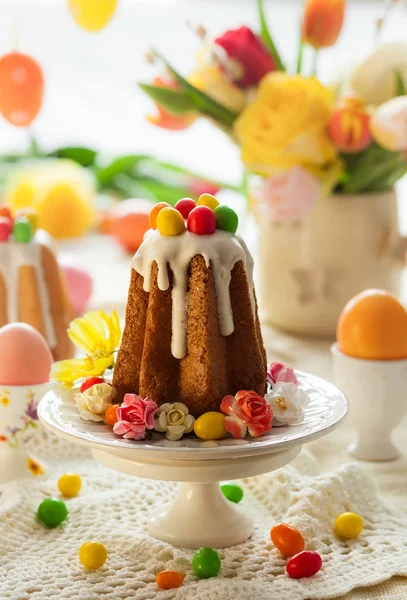 Bella tavola di Pasqua — Foto Stock