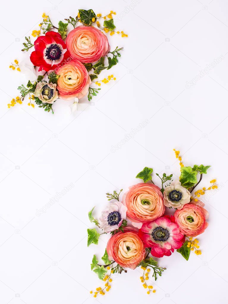 Festive flowers composition  