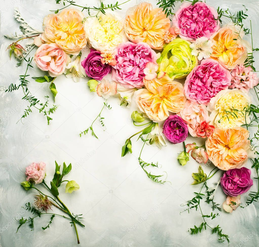 Festive flower composition