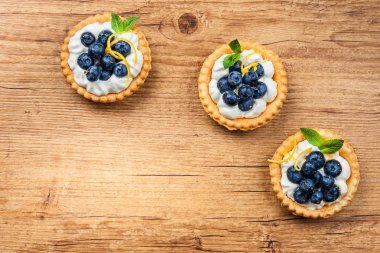 Lezzetli Blueberry tartlets 