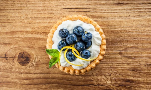 Deliciosas tartes de mirtilo — Fotografia de Stock