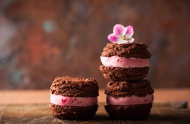 Dondurma çerezleri sandviç 