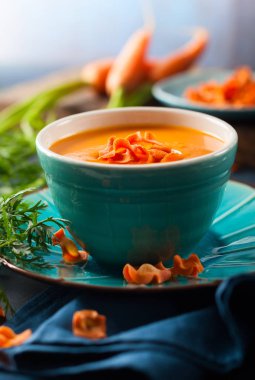 Baharatlı krema havuç çorbası