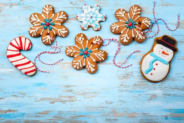 Christmas Cookies .Top view — Stock Photo, Image