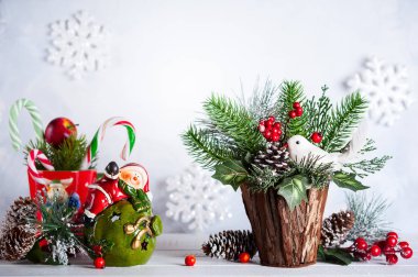 Noel ve yeni yıl natürmort