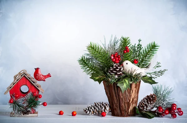 Weihnachten und Neujahr Stillleben — Stockfoto