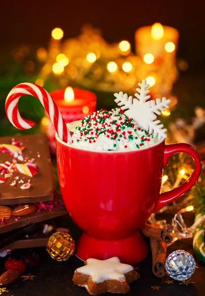 Christmas sweet food and drink — Stock Photo, Image