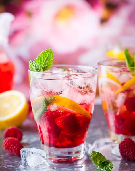 Raspberry lemonade — Stockfoto