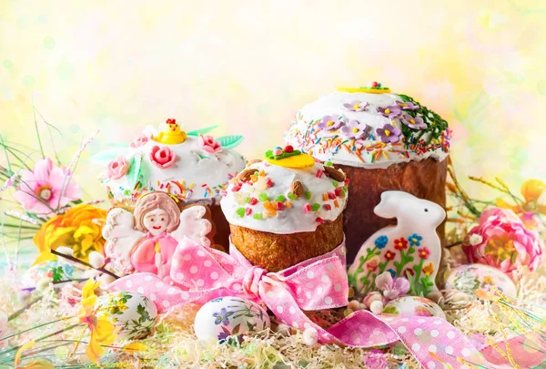 Spring Easter Cakes — Stock Photo, Image
