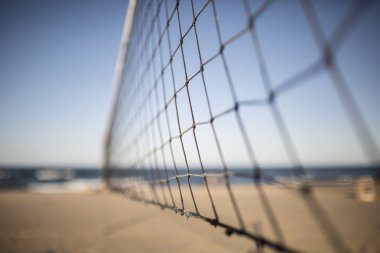 Plajda voleybol ağı