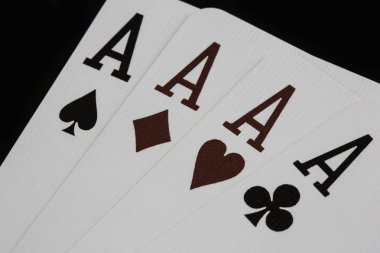 Poker oyun kağıtları. Poker Aslar