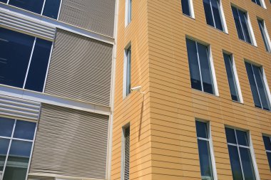 Turuncu ofis bina güvenlik kamerası 