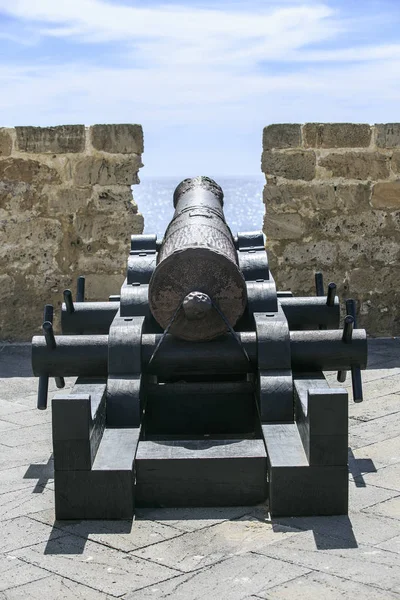 Old war iron canon in Sardinia