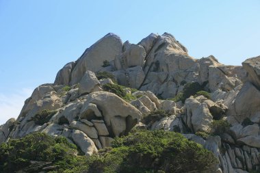 Sardunya Adası Deniz feneri. İtalya