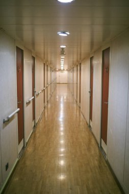 Bir yolcu gemisi iç detay