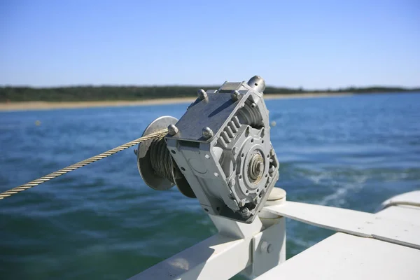 Detail of a boat  in the sea — Stock Photo, Image