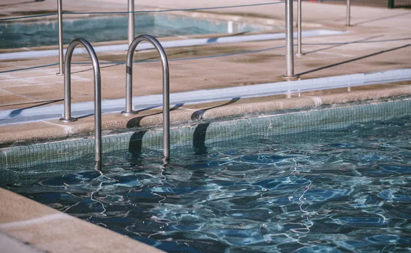 Private swimming pool in a house — Stock Photo, Image