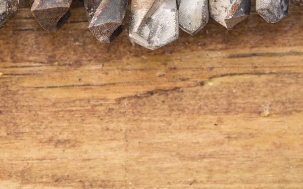 Eski grup oksit vintage araçları. Matkaplar