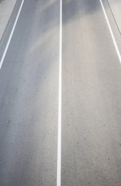 Isolated road in  spain — Stock Photo, Image