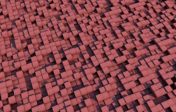 Cubos 3D com uma textura grunge — Fotografia de Stock