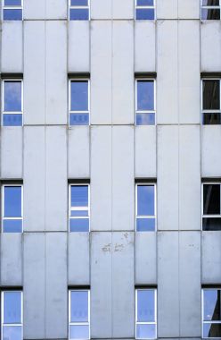 Modern binanın beton ve cam
