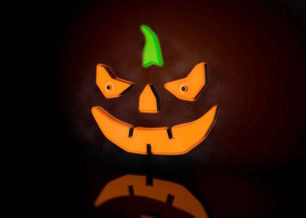 Abóbora de renderização 3d para halloween — Fotografia de Stock