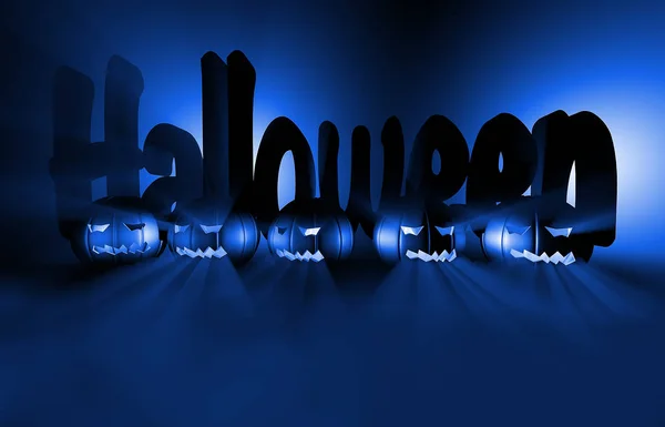 3d calabaza de renderizado para halloween — Foto de Stock