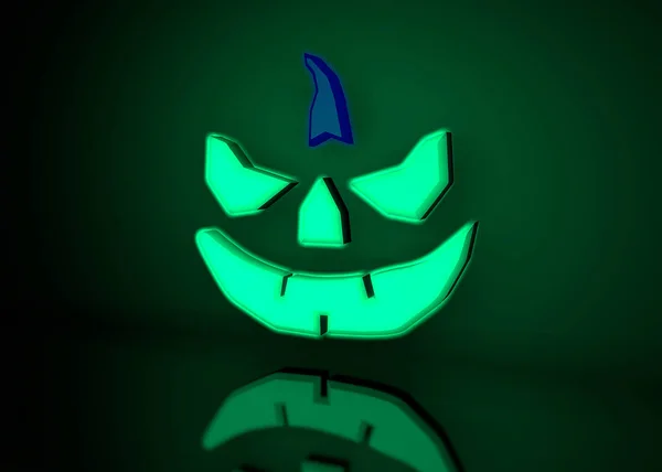 3D rendering κολοκύθα για το halloween — Φωτογραφία Αρχείου