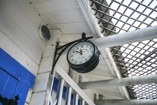 Estación de tren reloj vintage — Foto de Stock